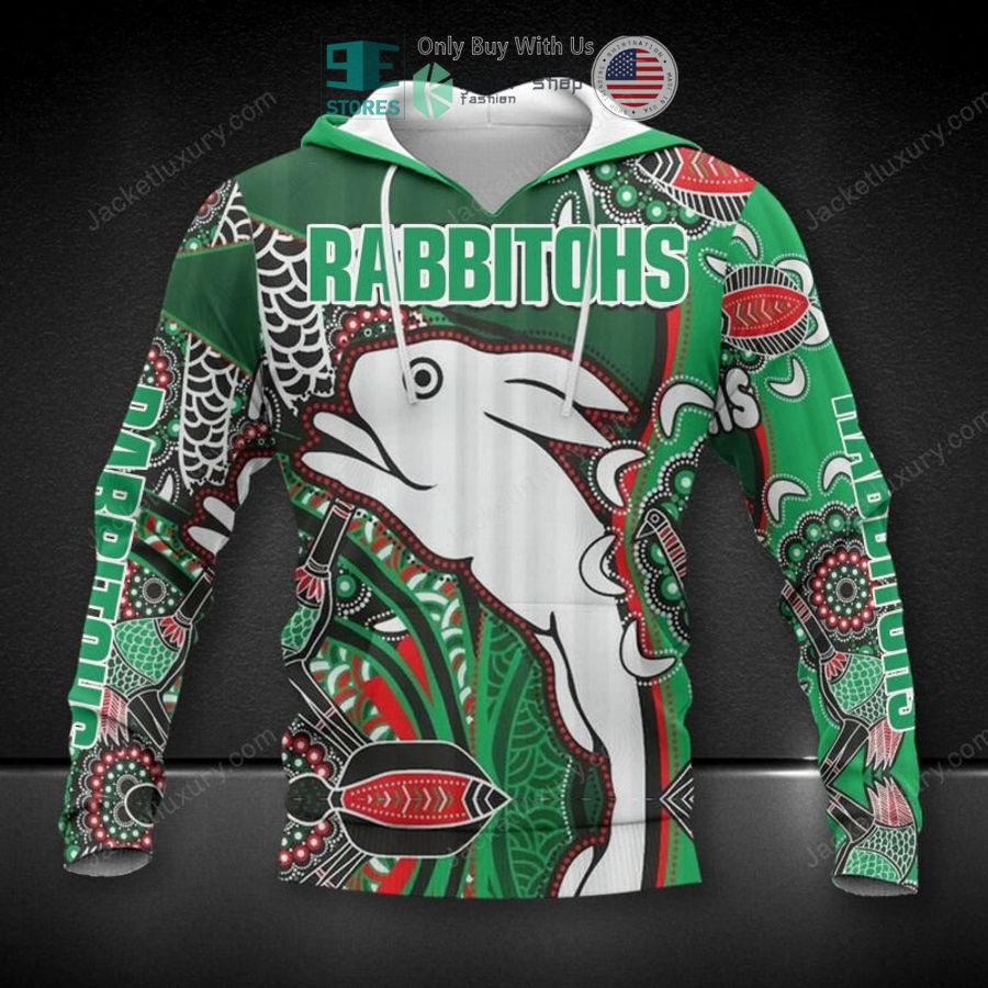 south sydney rabbitohs aboriginal pattern 3d hoodie polo shirt 1 83475