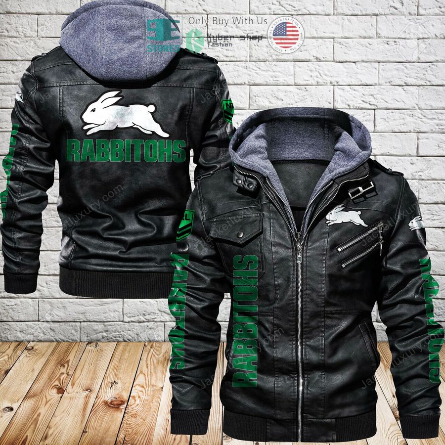 south sydney rabbitohs nrl leather jacket 1 4135