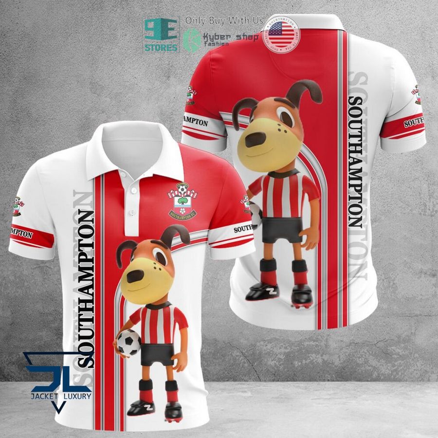 southampton mascot 3d polo shirt hoodie 1 83748