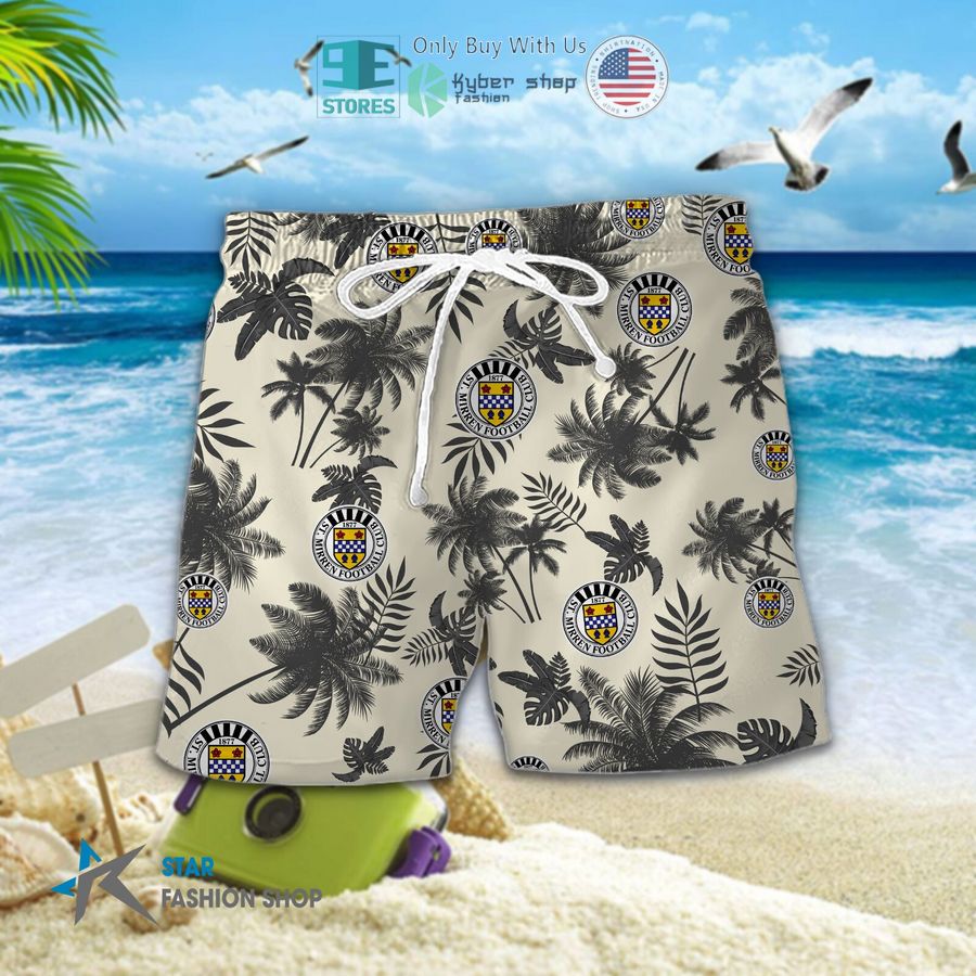 st mirren f c logo palm tree hawaiian shirt shorts 2 2719