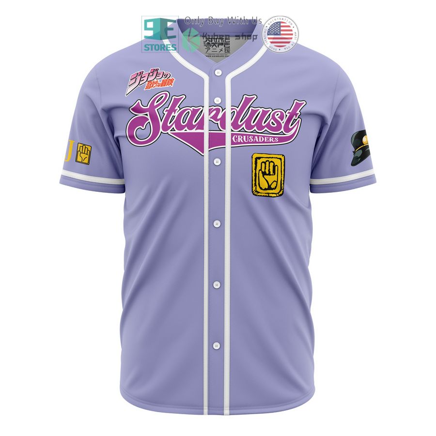 stardust crusaders jojos bizarre adventure baseball jersey 1 69191