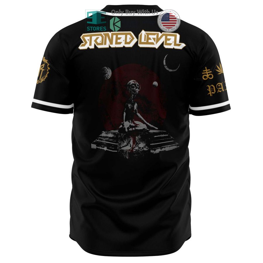 stoned level black baseball jersey 2 70825