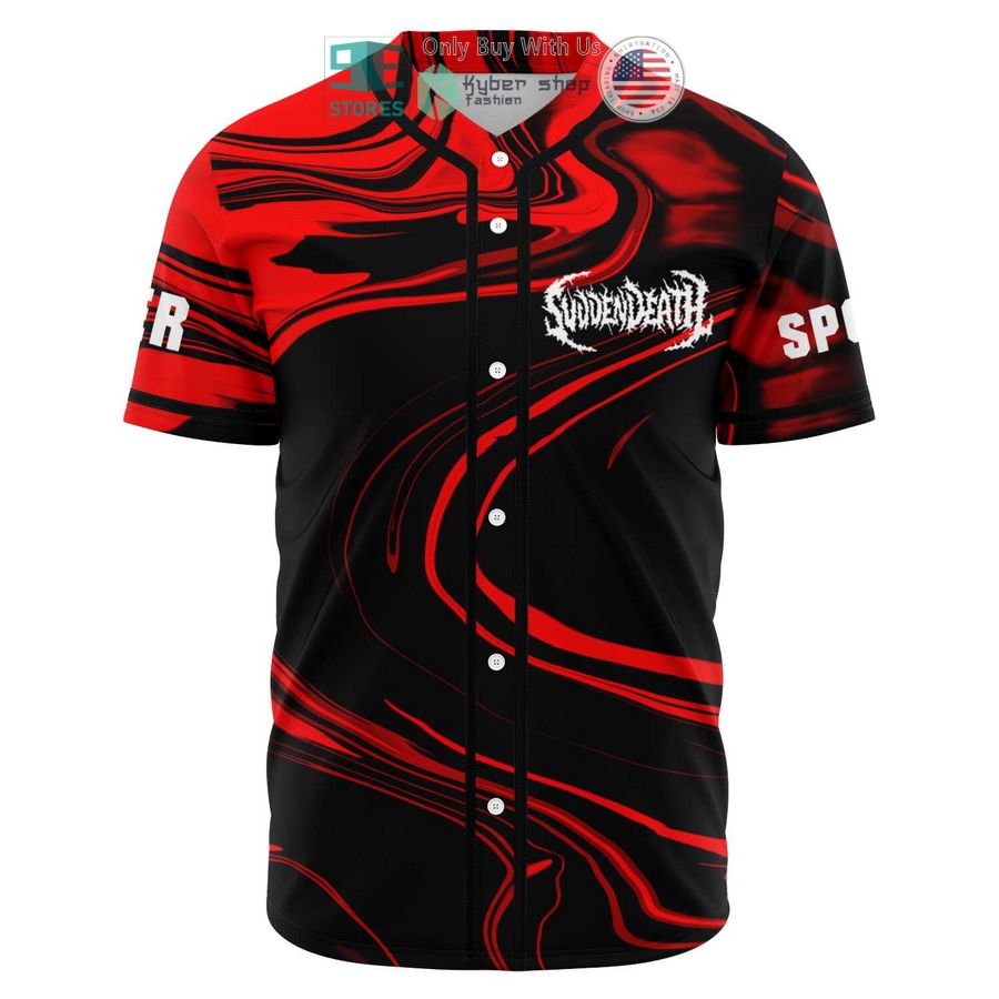 svdden death logo black red baseball jersey 1 39847