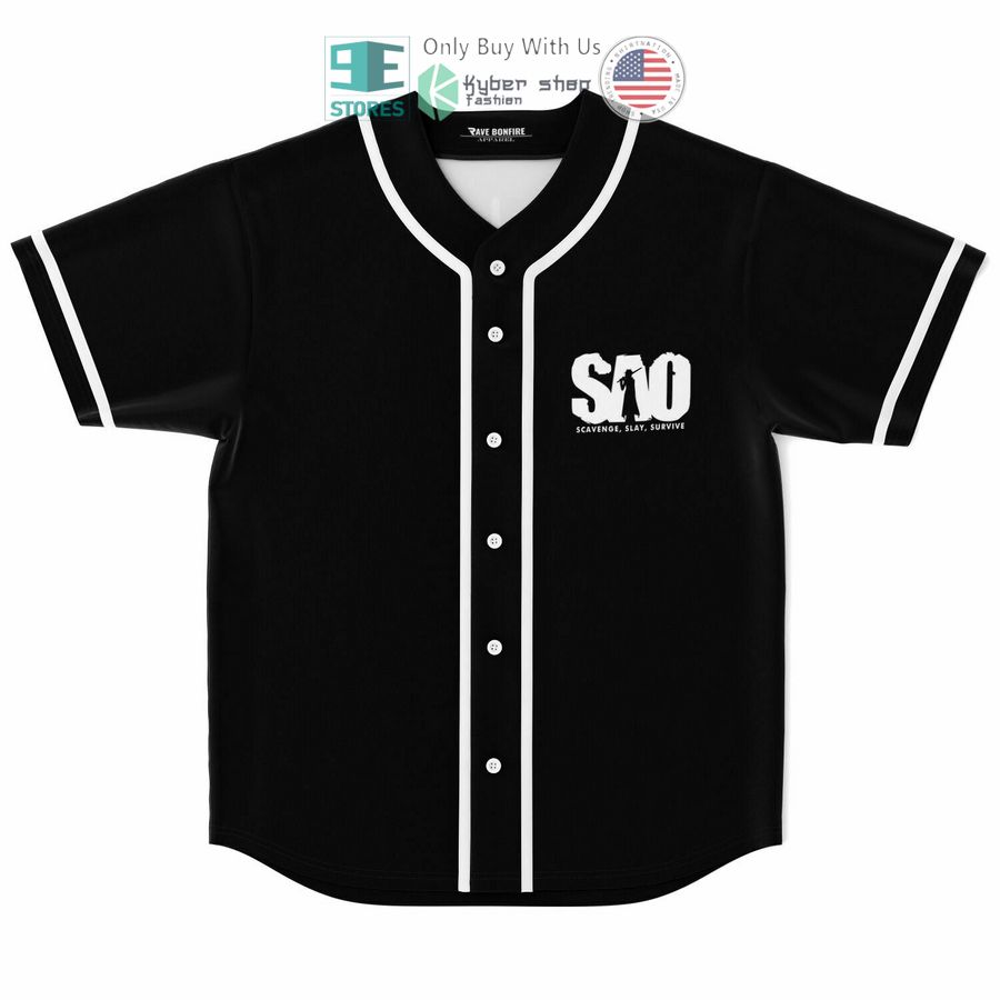 sword art online scavenge slay survive lets stay together baseball jersey 1 50438