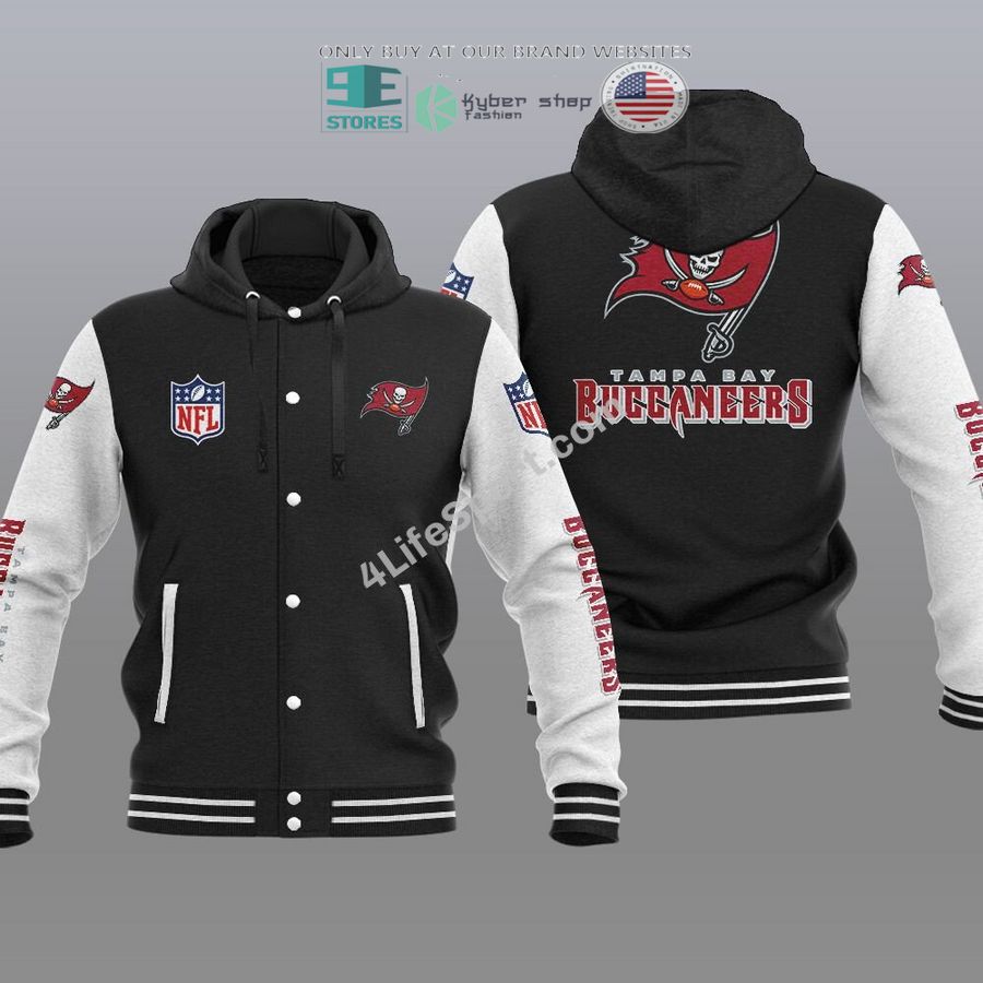 tampa bay buccaneers baseball hoodie jacket 2 71031