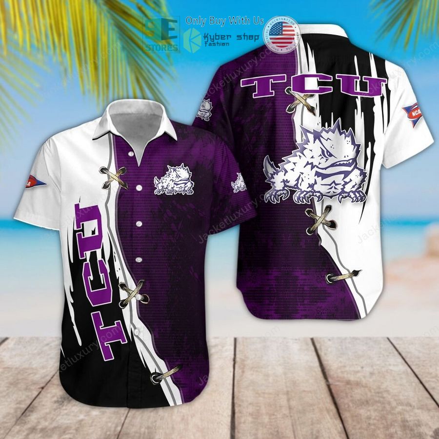 tcu horned frogs hawaiian shirt 1 64209