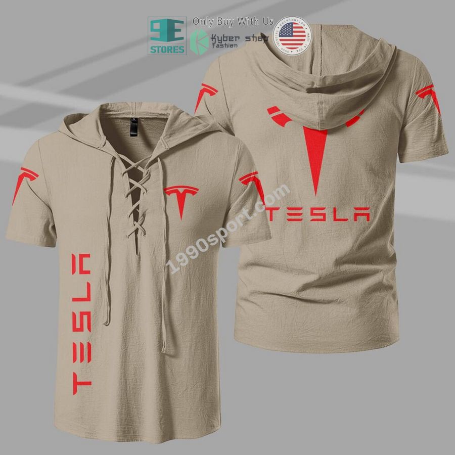 tesla brand drawstring shirt 1 61254