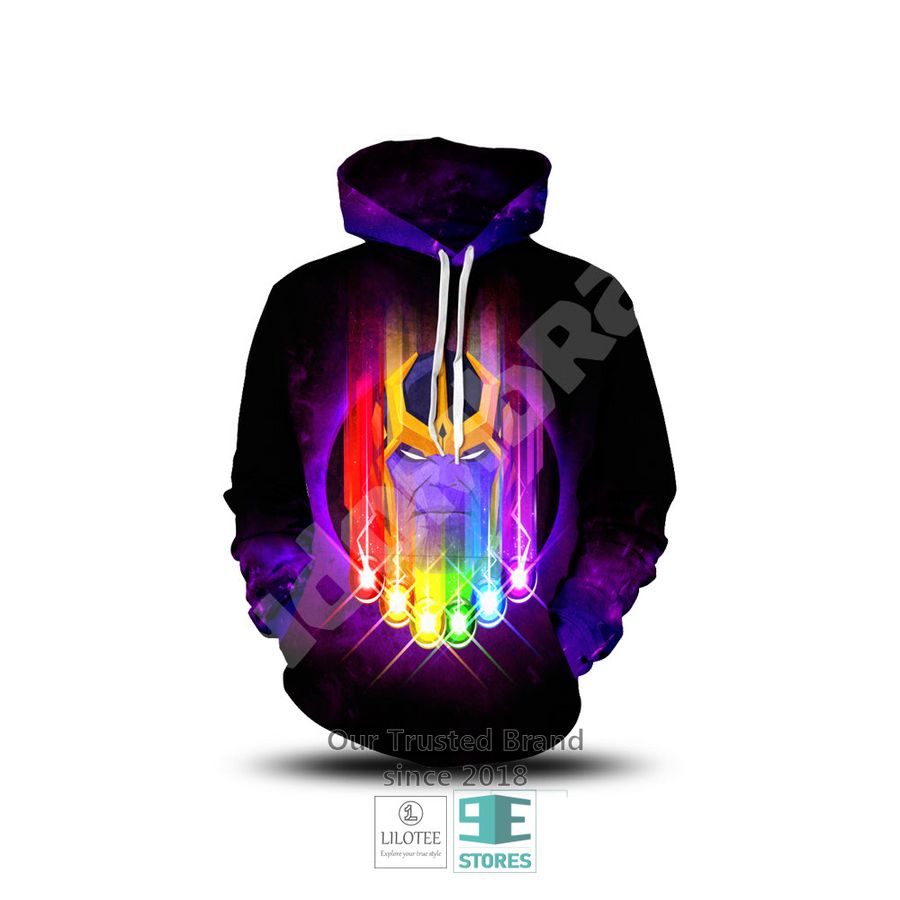 thanos gems marvel 3d hoodie 2 69135