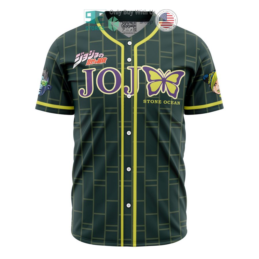 trippy jolyne cujoh stone ocean jojos bizarre adventure baseball jersey 1 59445