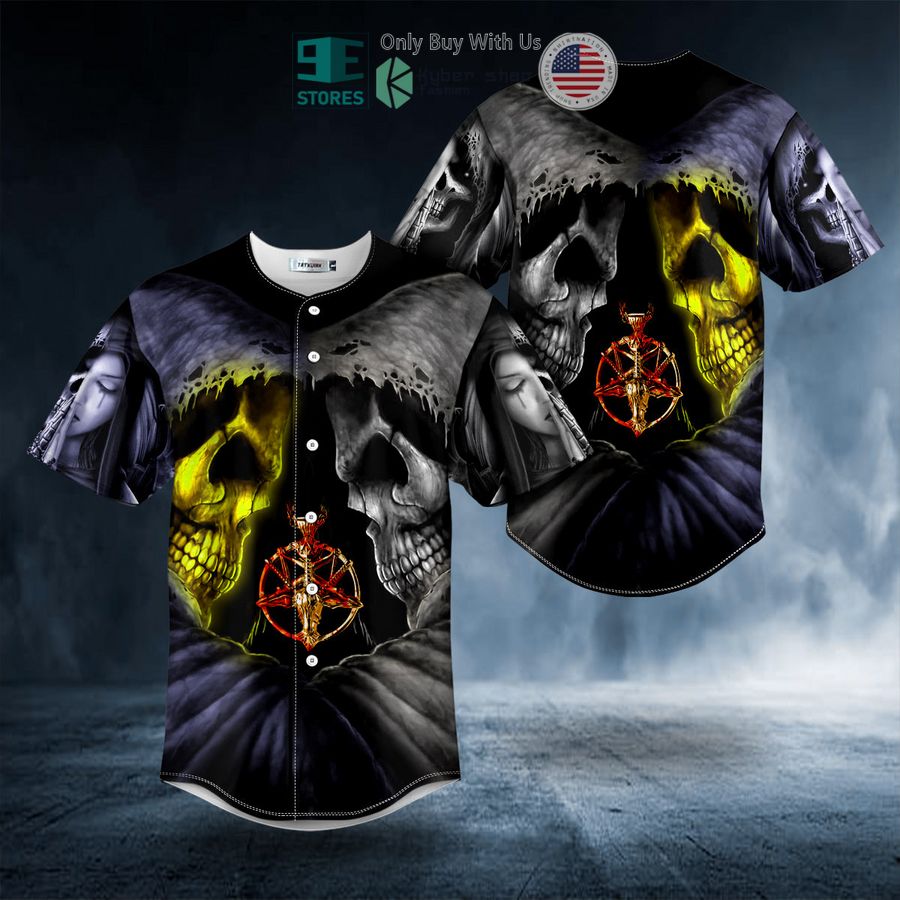 twin grim reaper good n evil skull baseball jersey 1 77017