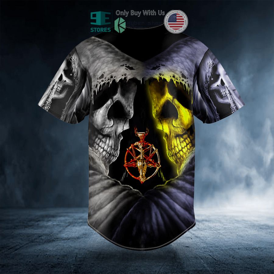 twin grim reaper good n evil skull baseball jersey 2 1321