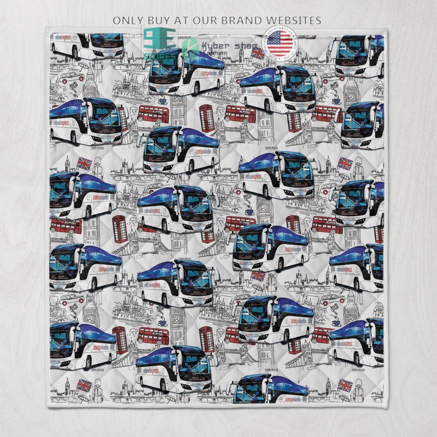 uk coach driver nx hawaiian quilt blanket 1 76998