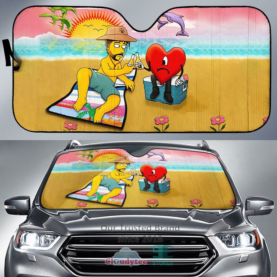 un verano sin ti bad bunny tour 2022 car sun shade 1 80808