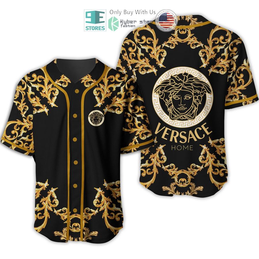 versace home black yellow baseball jersey 1 56104