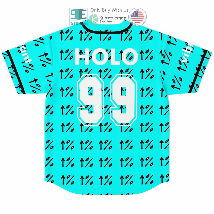 vibrant holo 99 cyan baseball jersey 2 88845