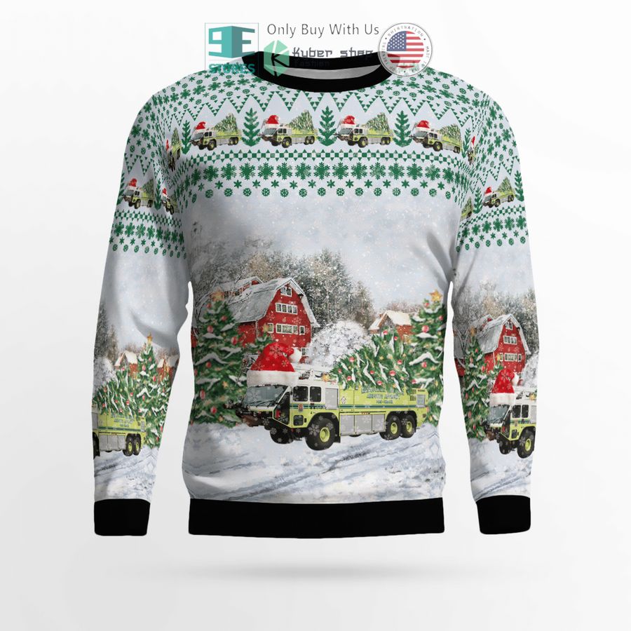 virginia metropolitan washington airports authority fire and rescue department christmas sweater sweatshirt 2 89515