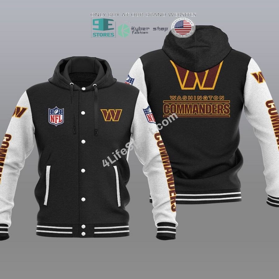 washington commanders baseball hoodie jacket 2 22649