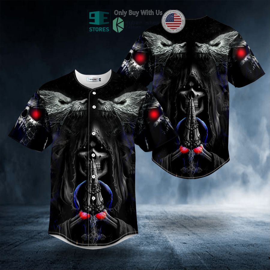 werewolves reaper prayer baseball jersey 1 7082