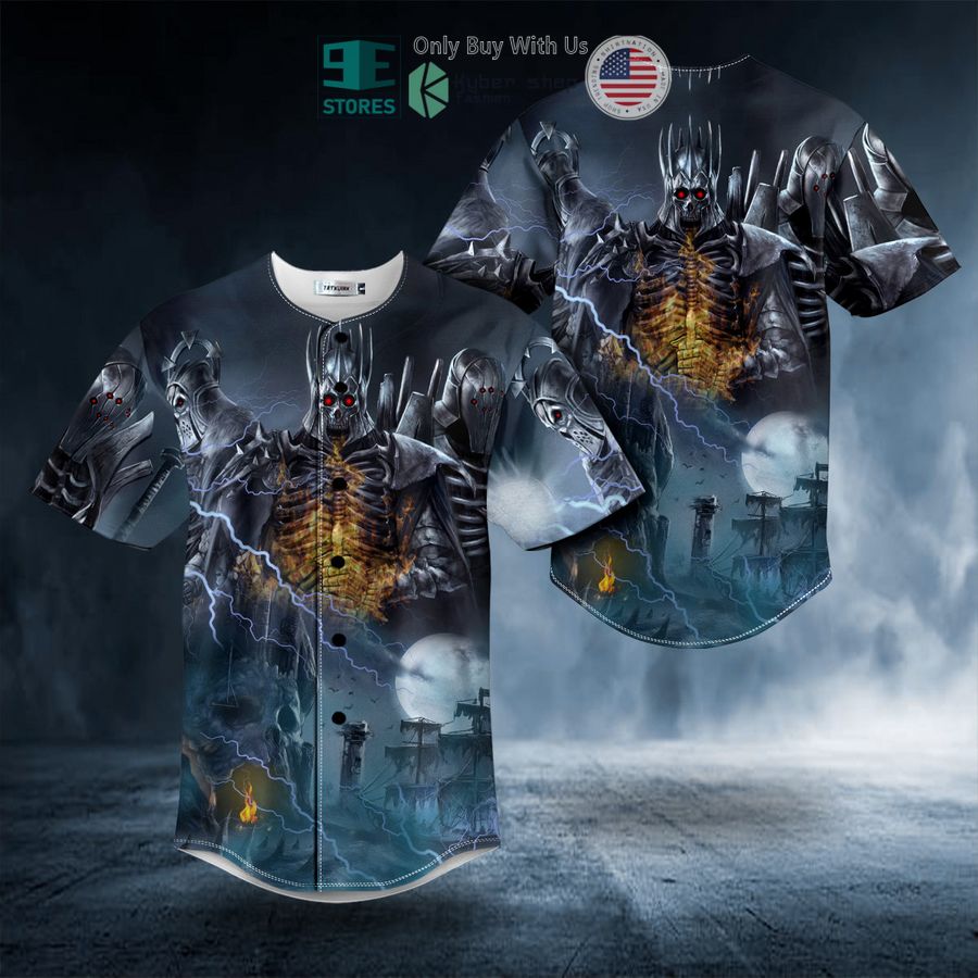 wild hunt the witcher skull baseball jersey 1 4160