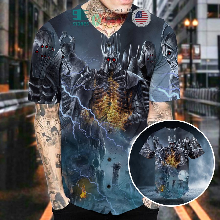 wild hunt the witcher skull baseball jersey 2 84430