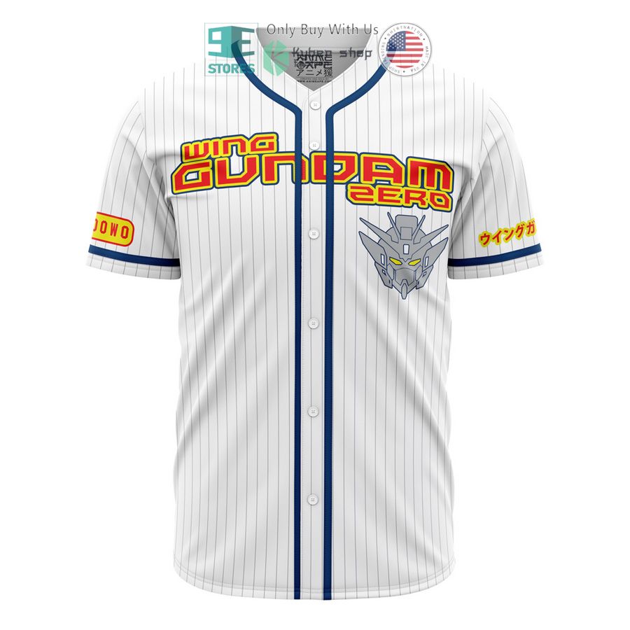 wing zero gundam baseball jersey 1 86145