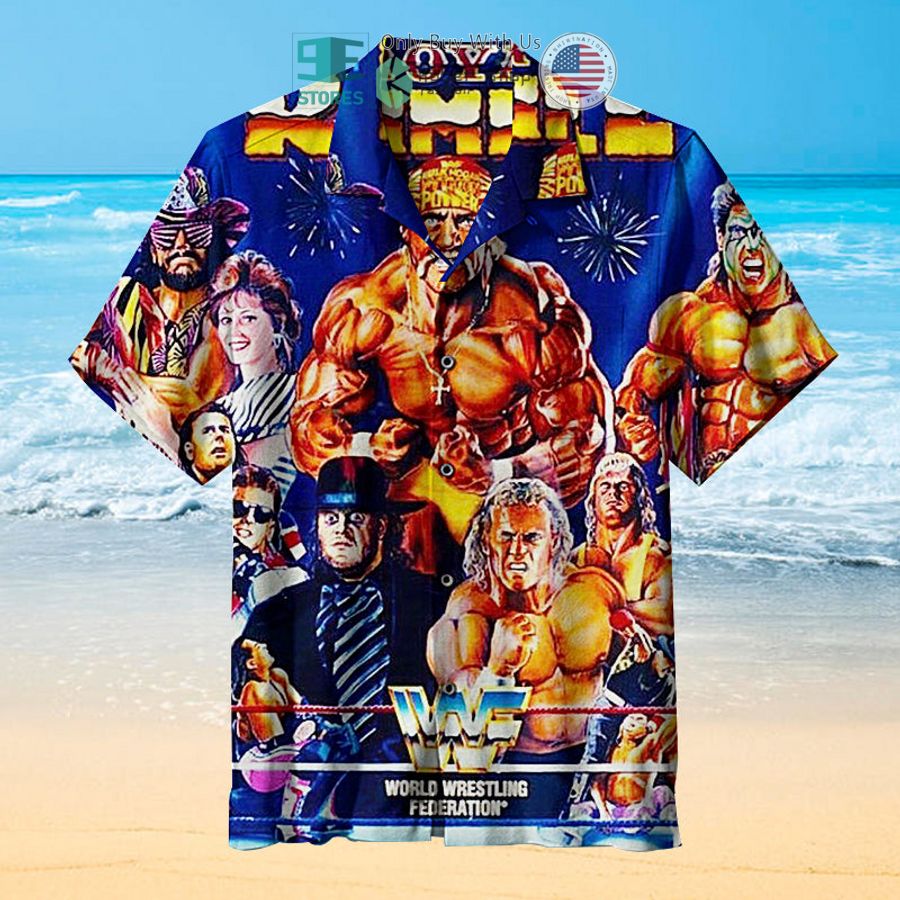 wwe royal rumble hawaiian shirt 1 17229