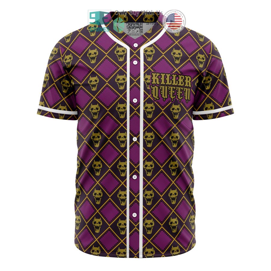 yoshikage higashikata kira killer queen jojos bizarre adventure baseball jersey 1 22533