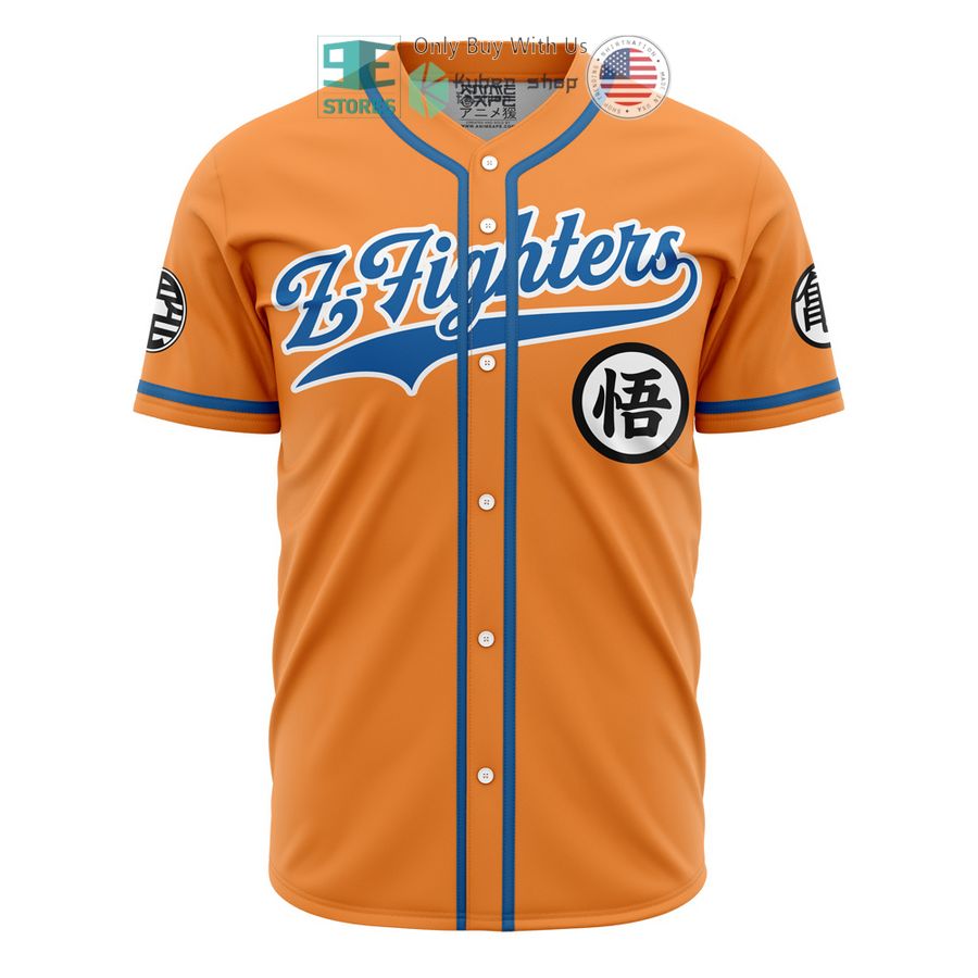 z fighters goku dragon ball z baseball jersey 1 7538