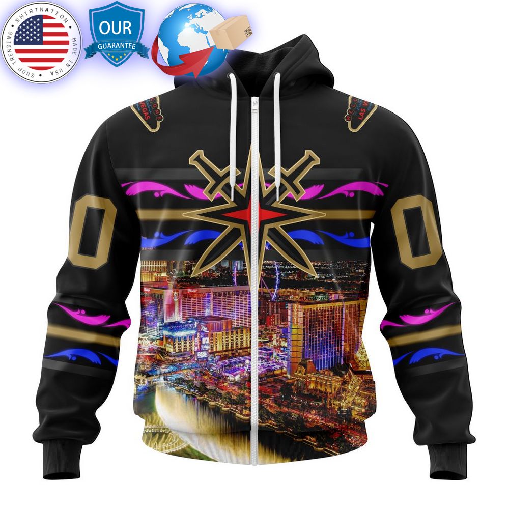 hot custom vegas golden knights special design with las vegas strip shirt 2