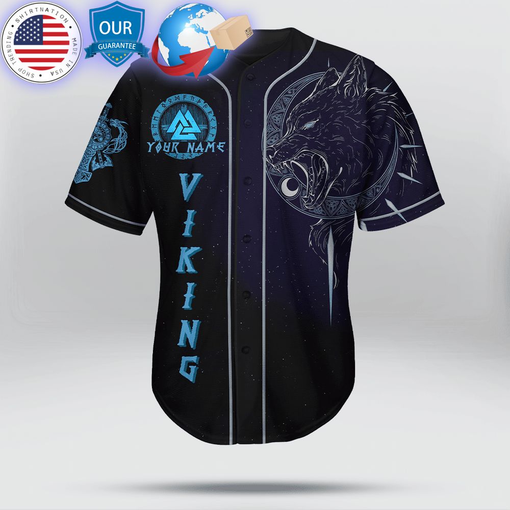 hot see you at ragnarok vikings custom baseball jersey 2