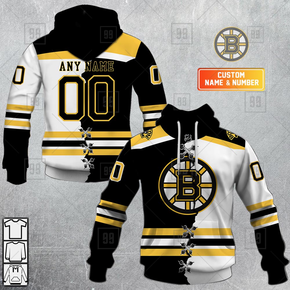 TU YN NHL Mix Jersey Boston Bruins mockup ads