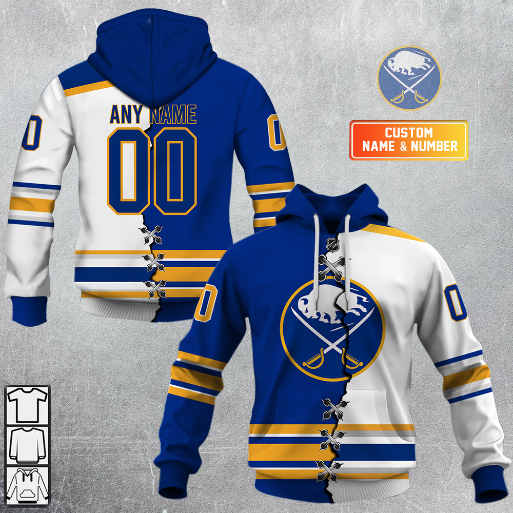 TU YN NHL Mix Jersey Buffalo Sabres mockup ads