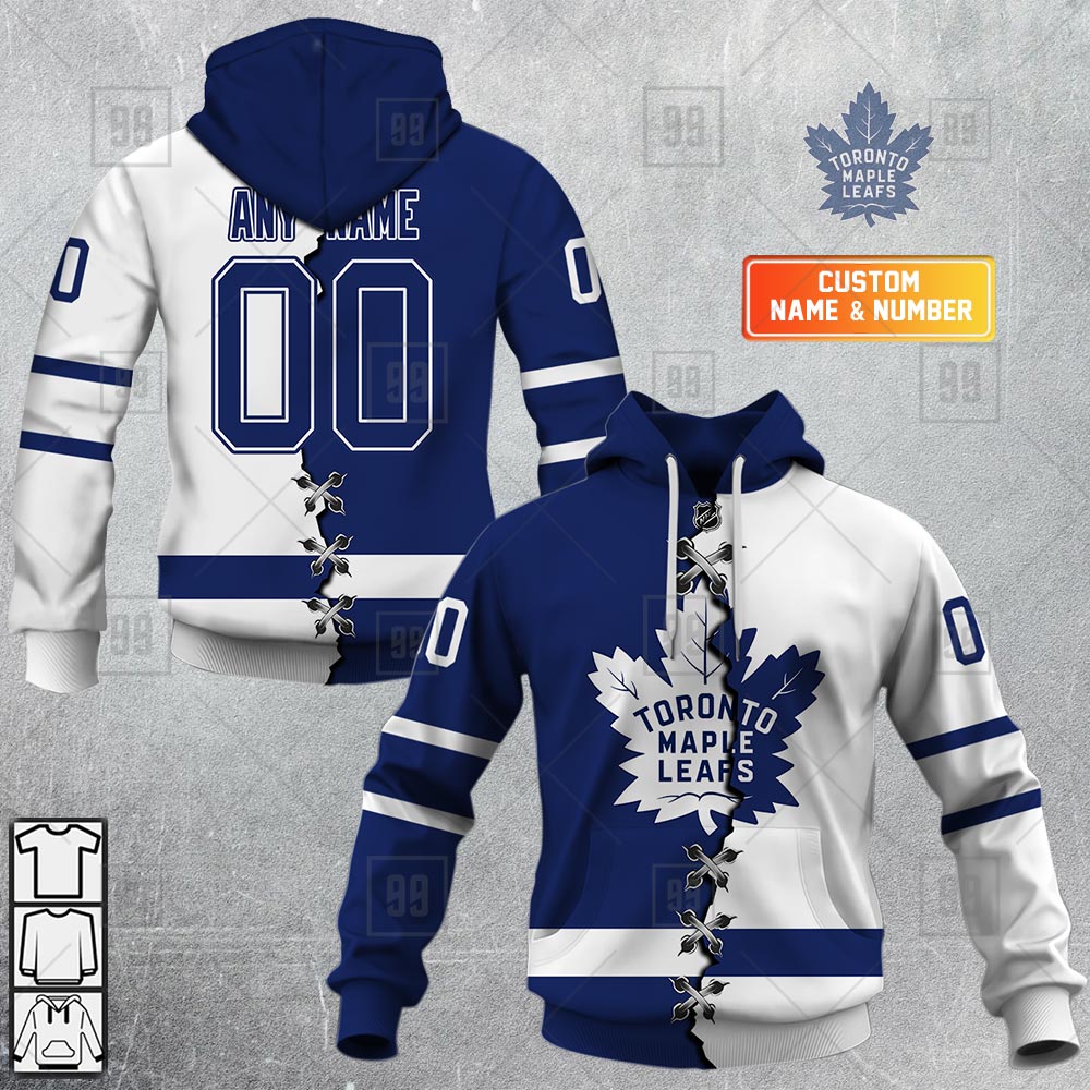 TU YN NHL Mix Jersey Toronto Maple Leafs mockup ads