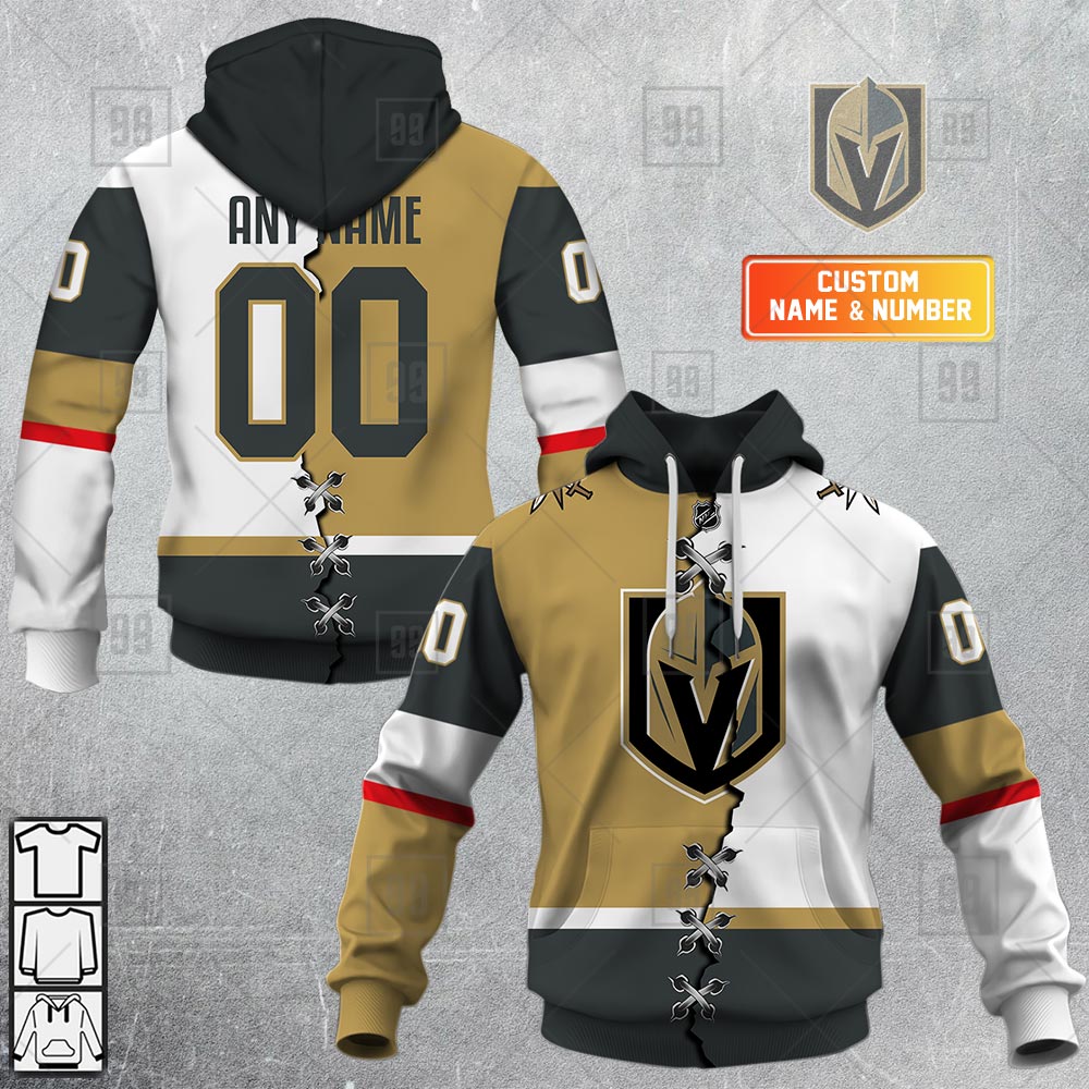 TU YN NHL Mix Jersey Vegas Golden Knights mockup ads