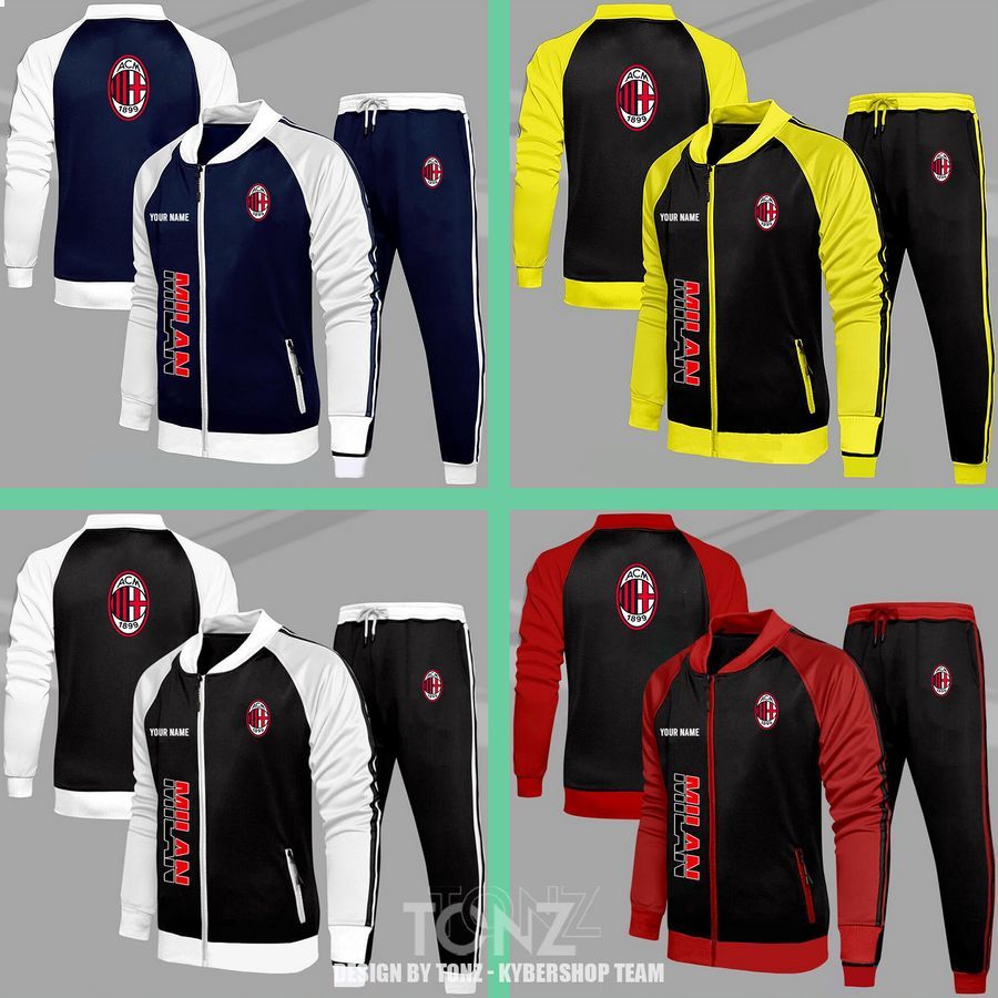 ac milan custom tracksuit pants 1 846