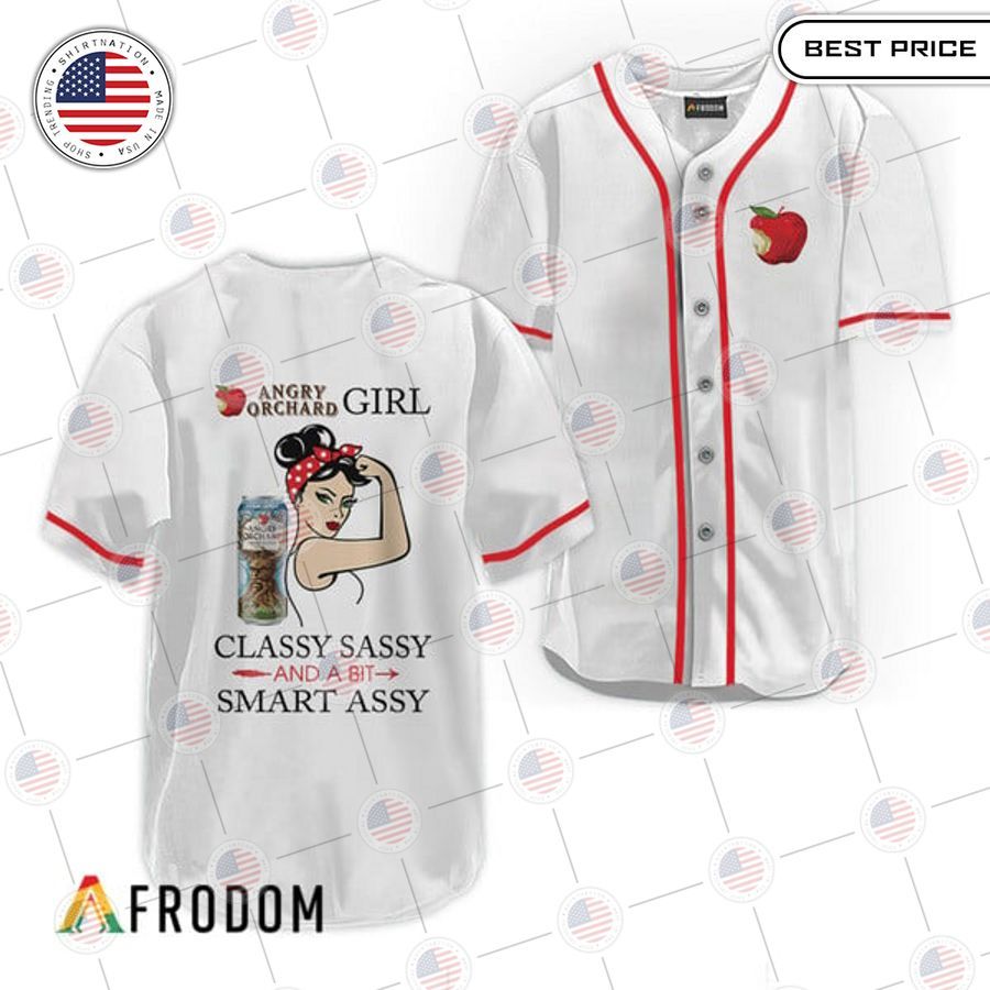 angry orchard classy sassy and a bit smart assy baseball jersey 1 984