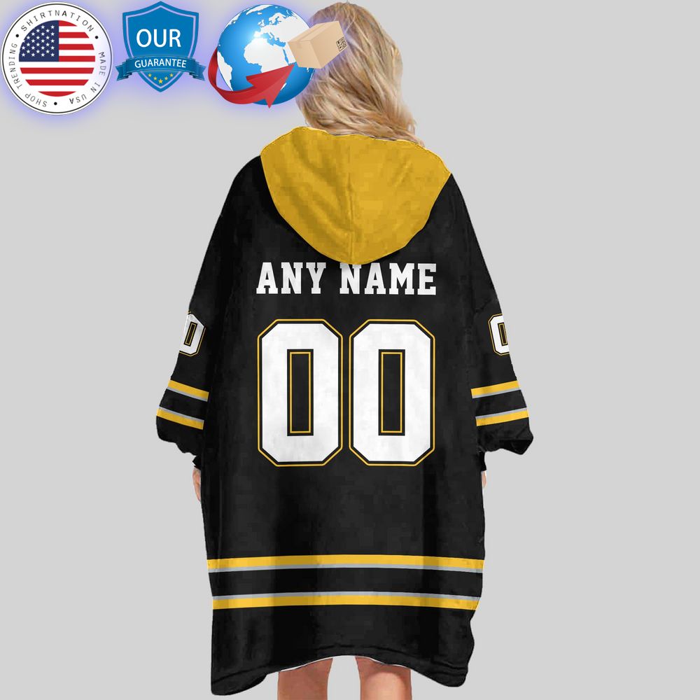 hot ohl sarnia sting custom hoodie blanket 2