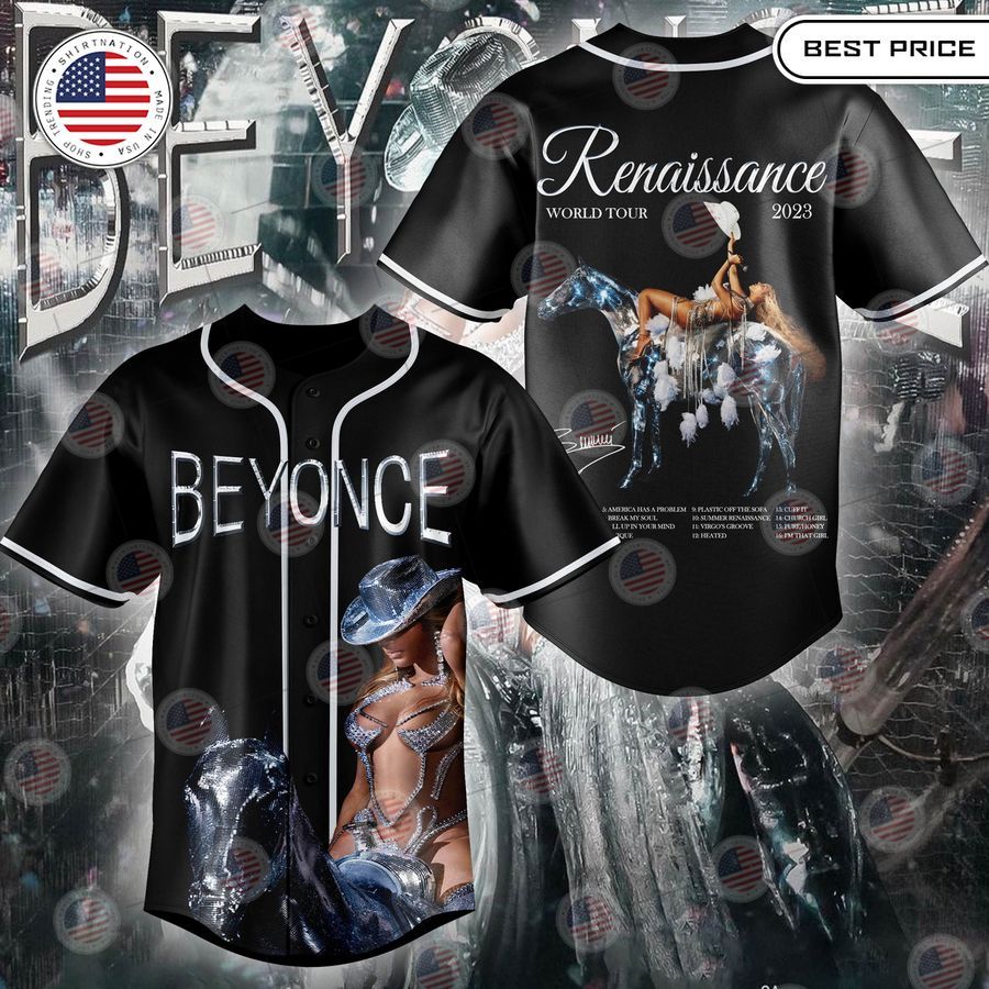 best beyonce renaissance world tour 2023 baseball jersey 1 67