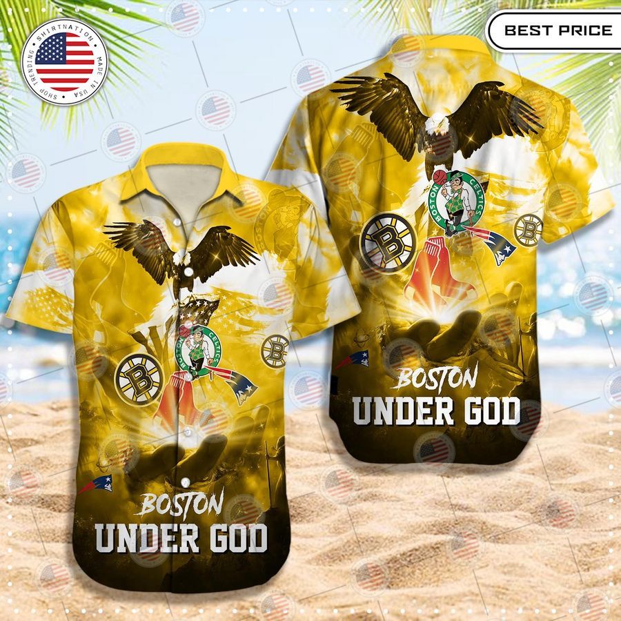 best boston eagle under god sport teams hawaiian shirts 1 968