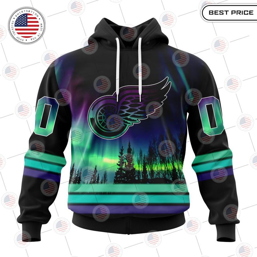 best detroit red wings special design with northern custom hoodie 1 405