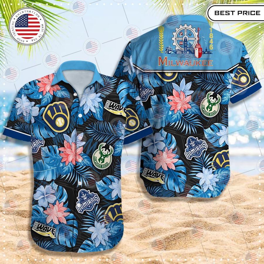 best milwaukee brewers sport teams hawaiian shirts 1 478