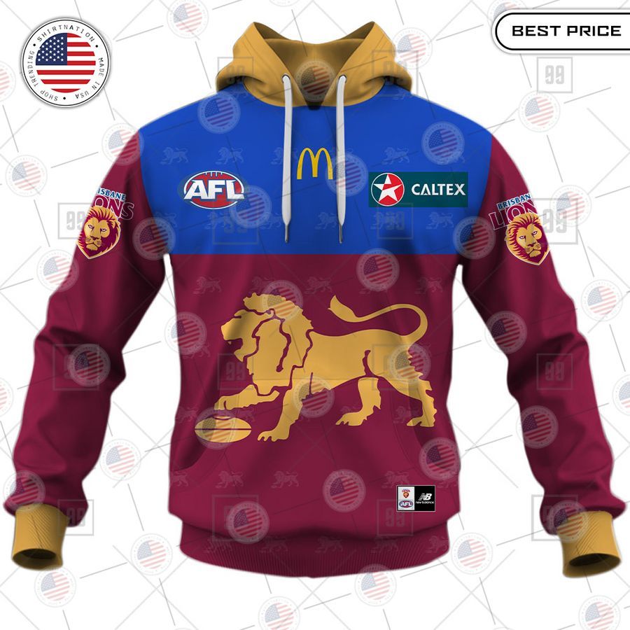 brisbane lions afl custom shirt 2 306