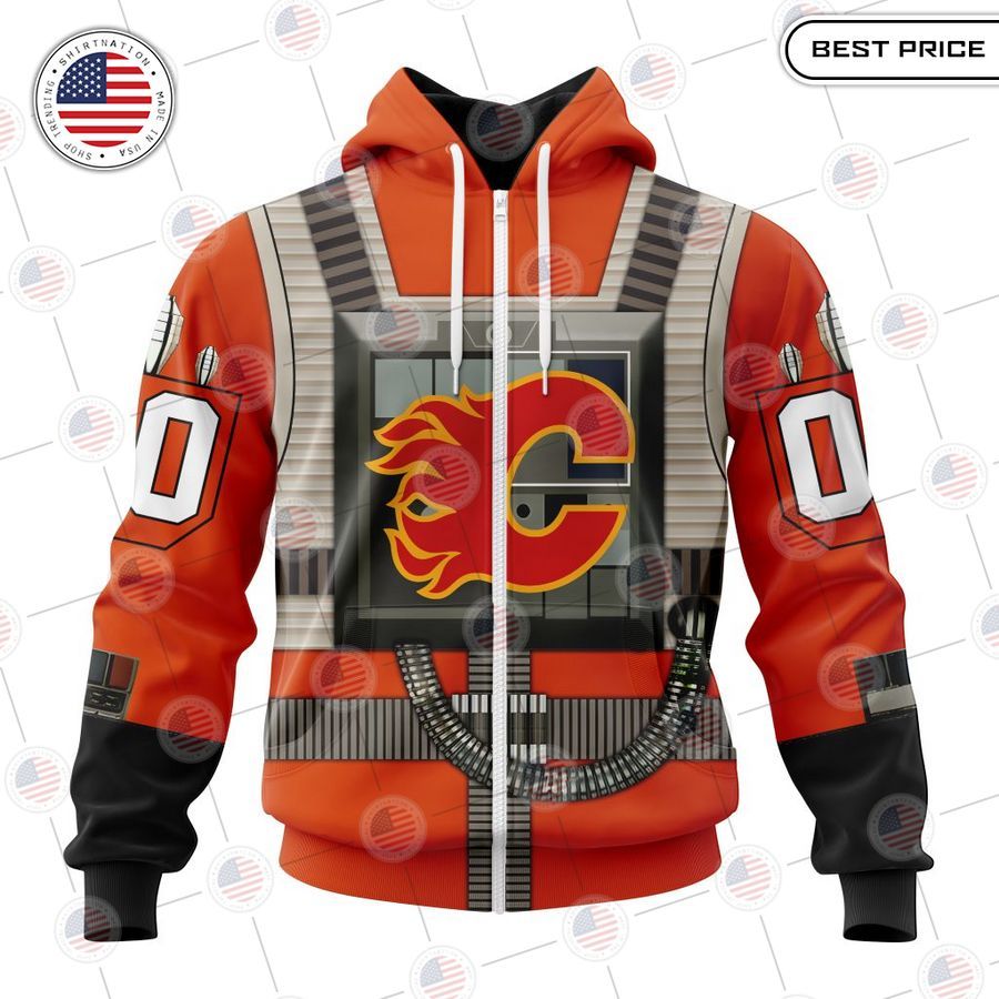 calgary flames star wars rebel pilot design custom shirt 2 212