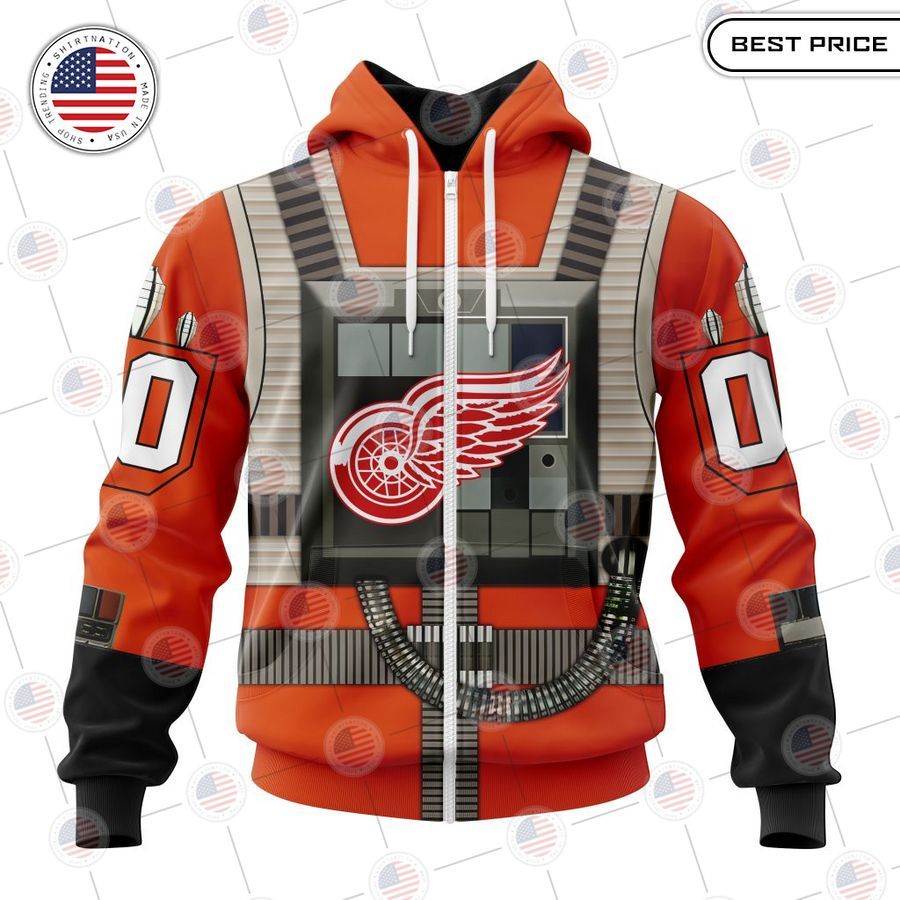 detroit red wings star wars rebel pilot design custom shirt 2 448