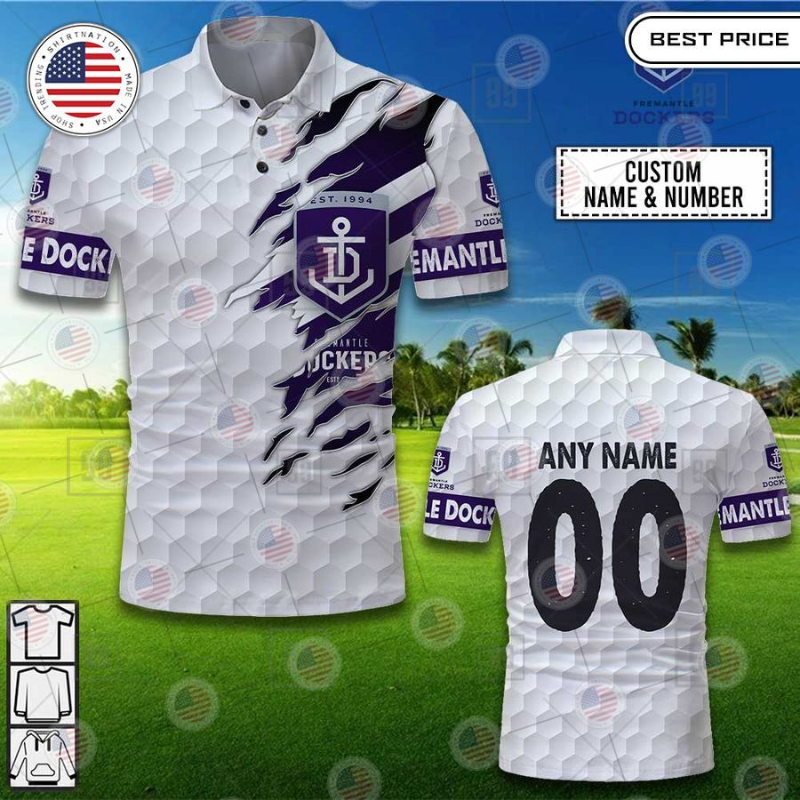 fremantle dockers custom polo 1 826