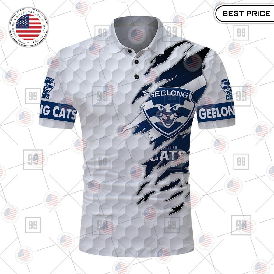 geelong cats custom polo 2 50