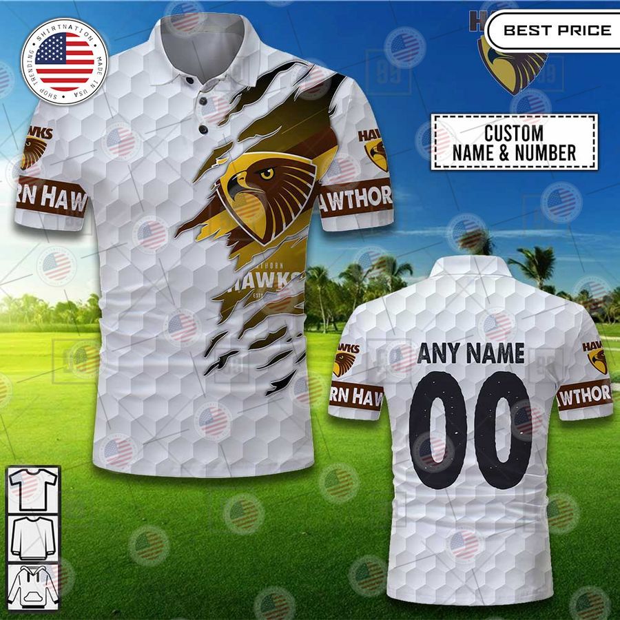 hawthorn hawks custom polo 1 740