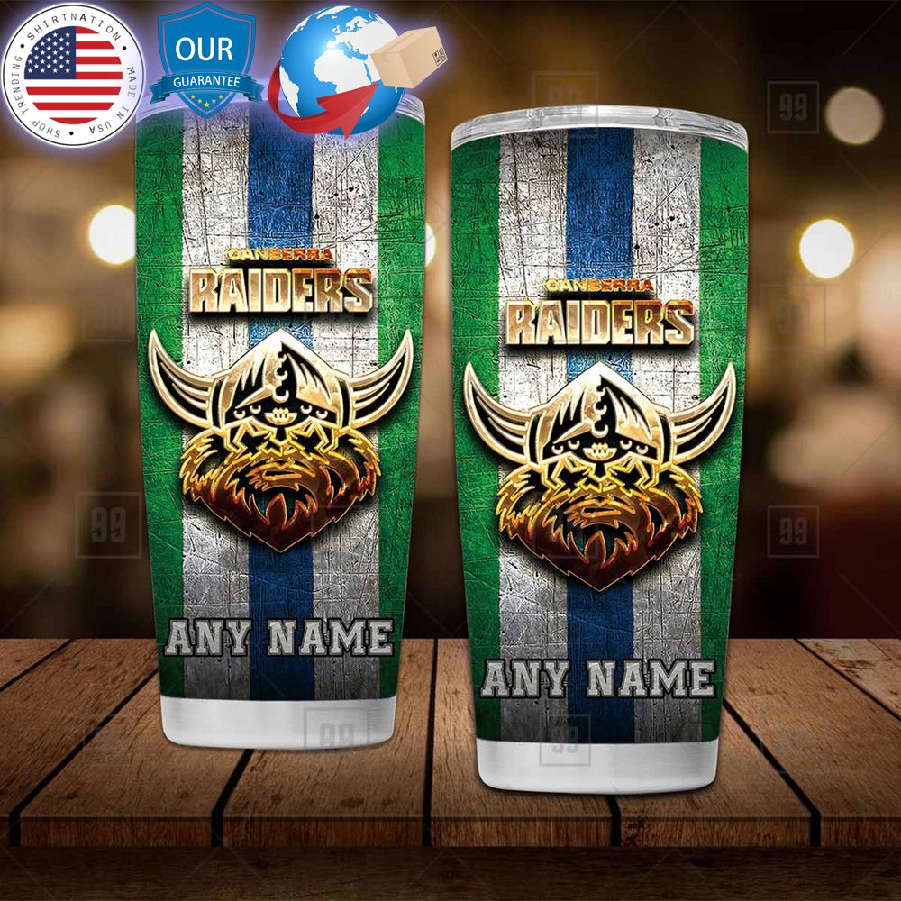 hot custom canberra raiders tumbler 2