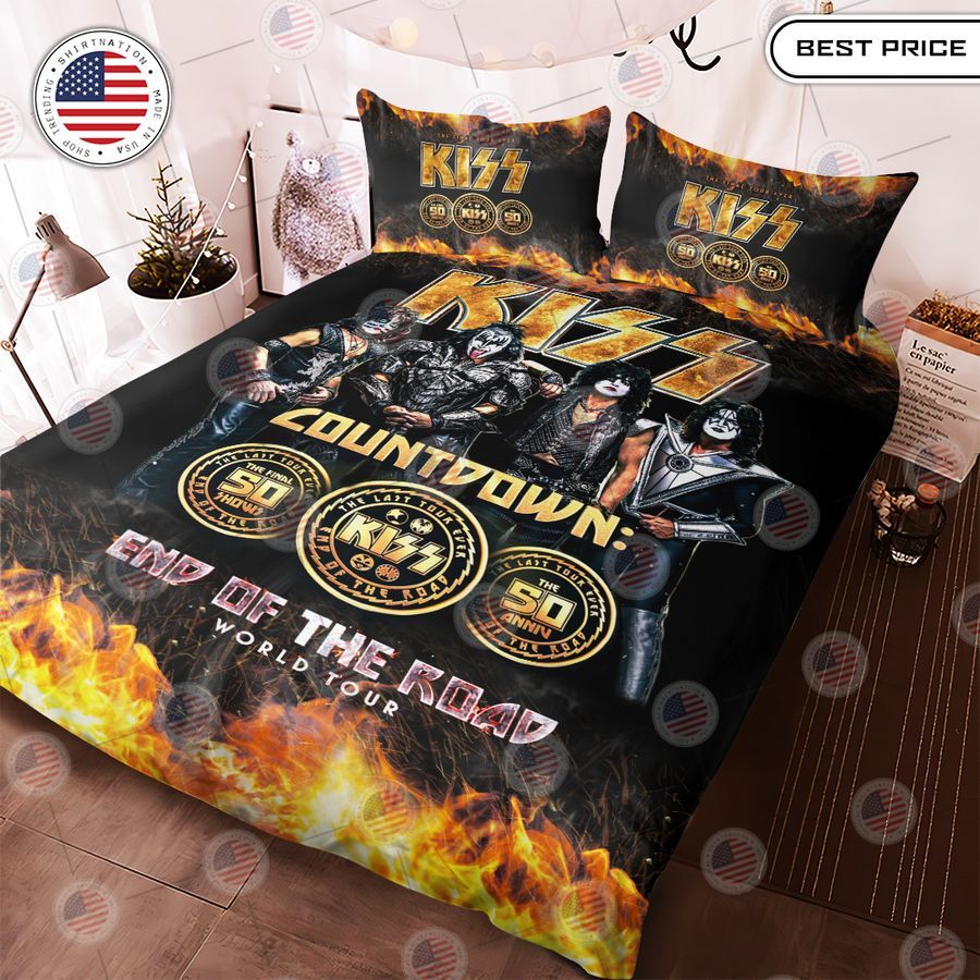 kiss band countdown bedding set 2 983