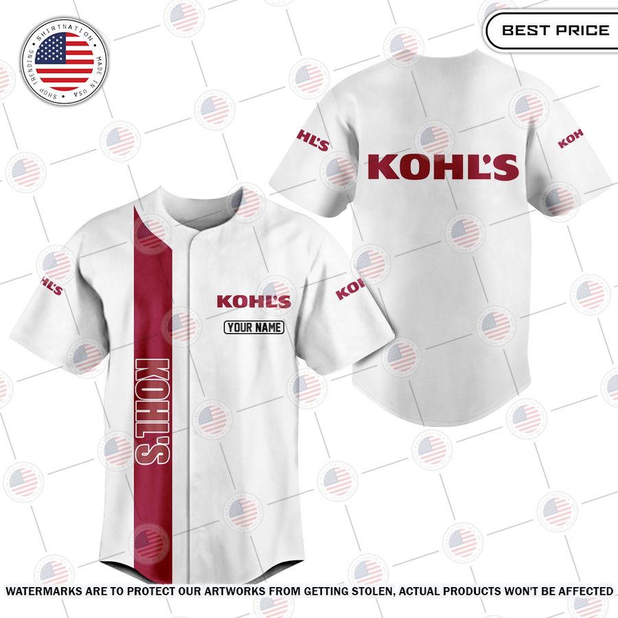 Kohl's Custom Baseball Jersey Nice shot bro